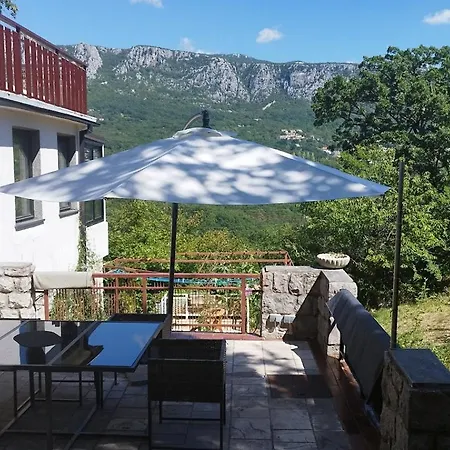 Amazing Sea-mountain Valley View House With 3 Terraces And Huge Chill Gardens, 5min From The Sea! Bribir (Primorje-Gorski Kotar)